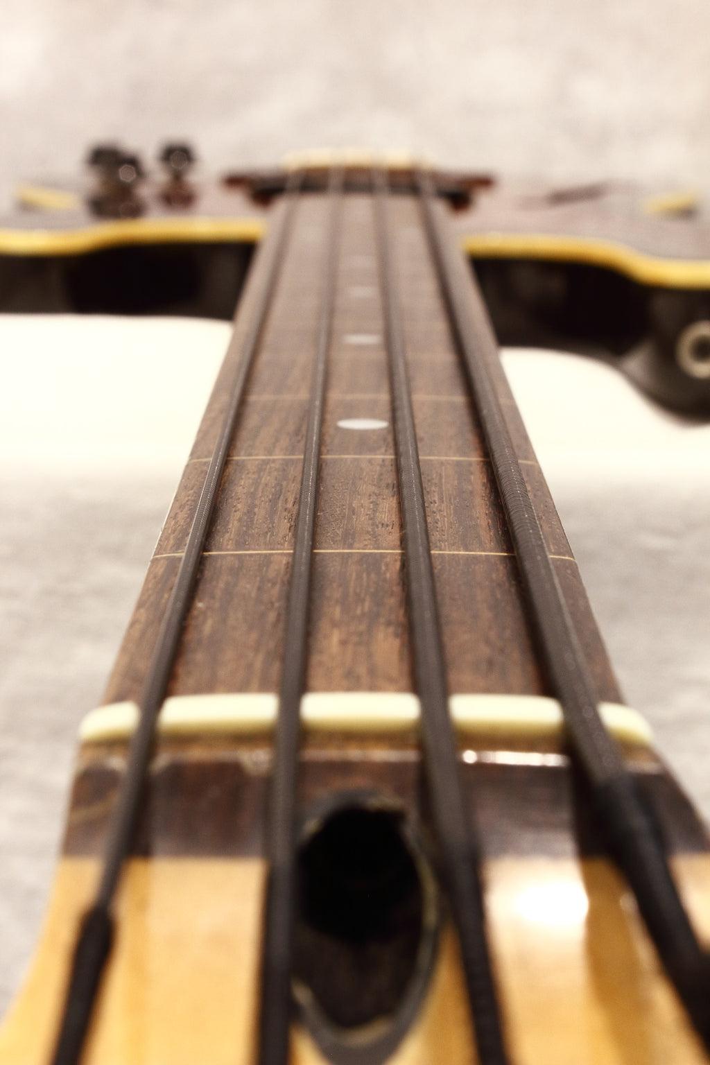 Fender Japan Acoustic Precision Bass PBAC-100 Sunburst Fretless 1991