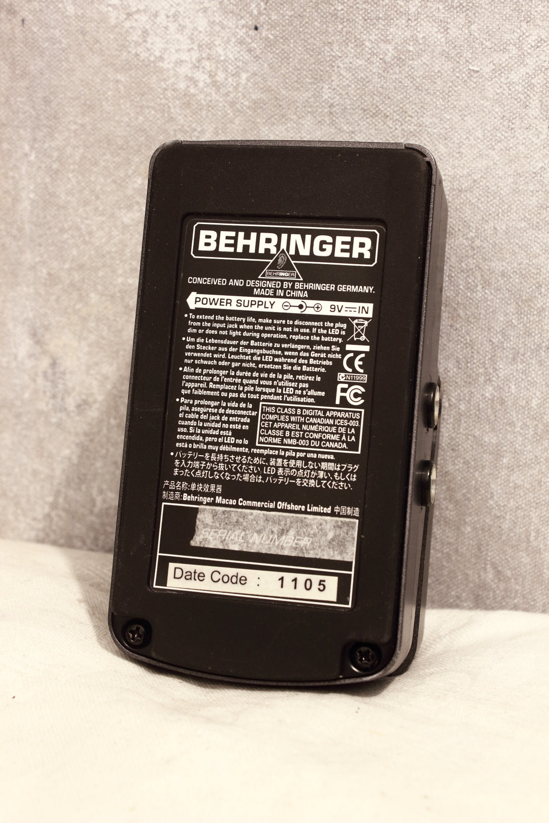 Behringer Chorus Space-C CC300 Pedal