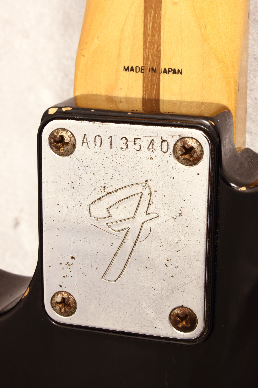 Fender Japan '72 Telecaster TL72-55 Black 1985