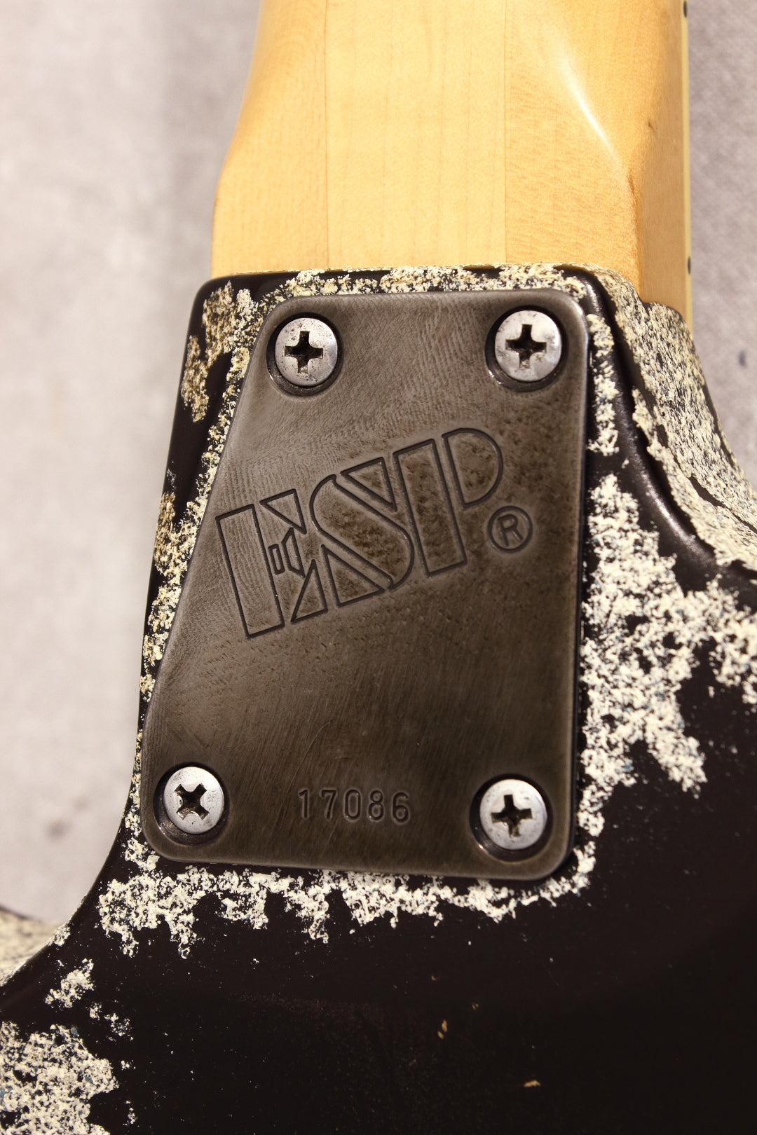 ESP M-II Deluxe Black Splatter 1994