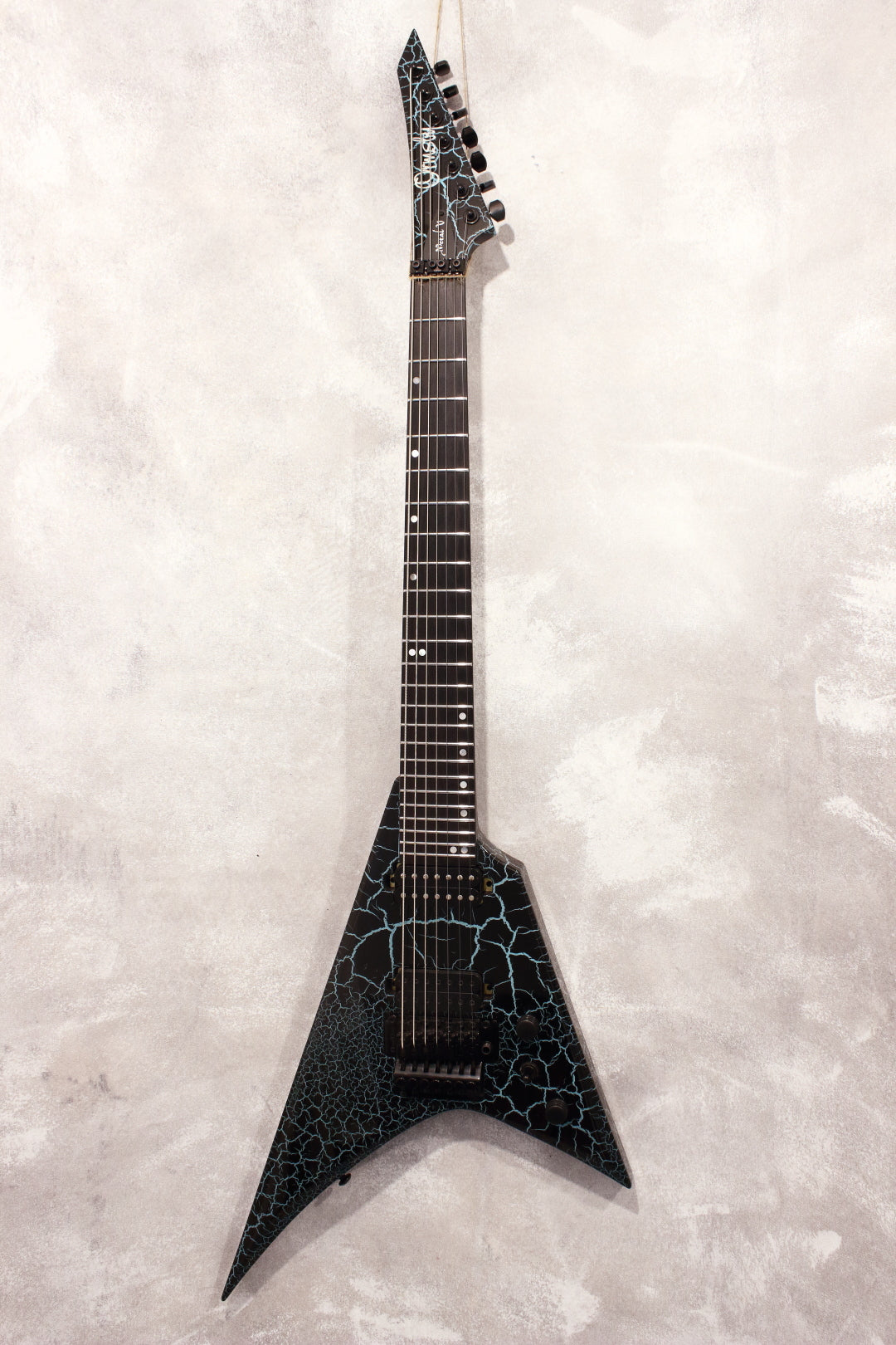 Ormsby Guitars Metal V 7-String Azure Crackle 2021