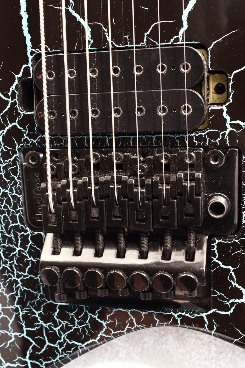 Ormsby Guitars Metal V 7-String Azure Crackle 2021