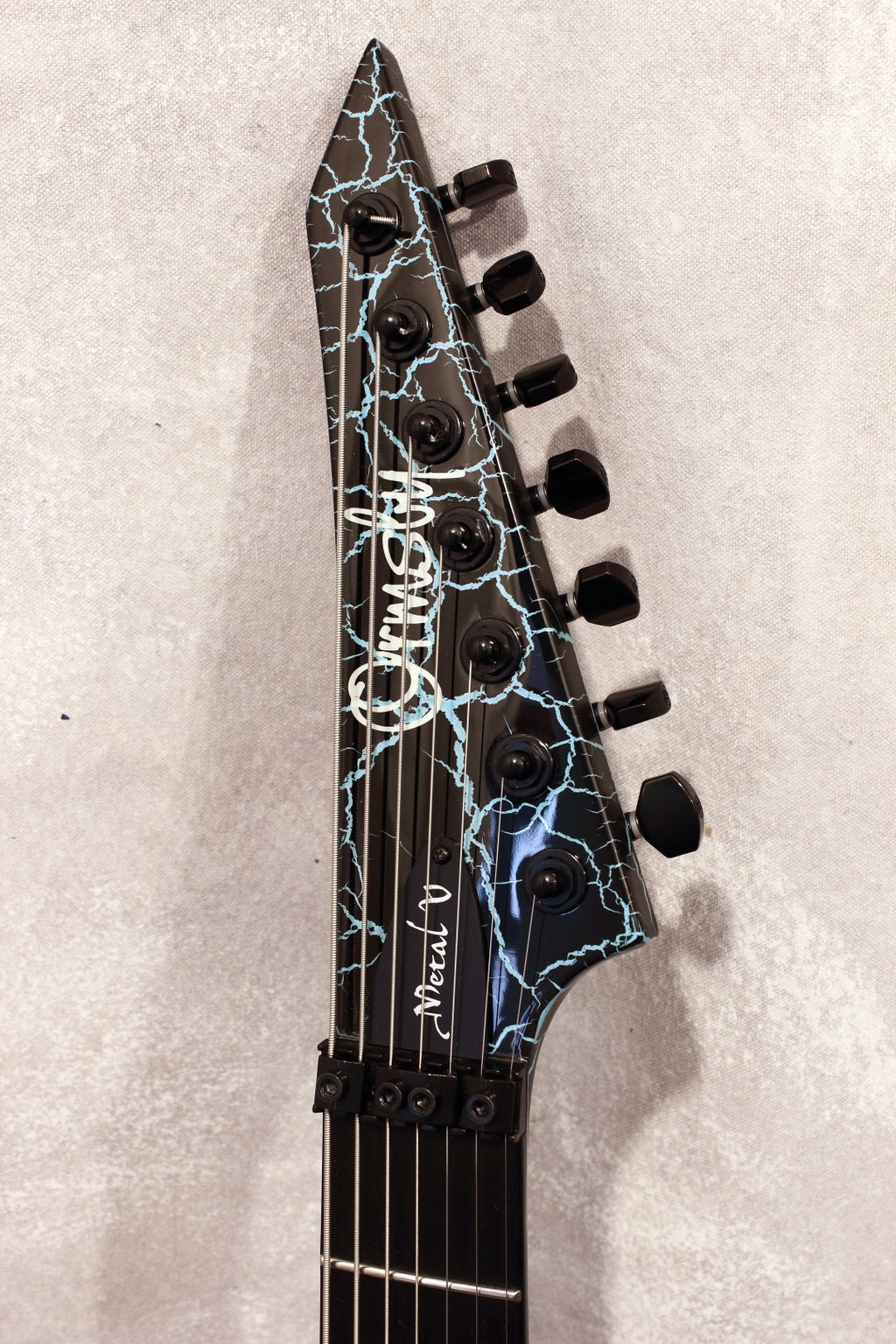 Ormsby Guitars Metal V 7-String Azure Crackle 2021