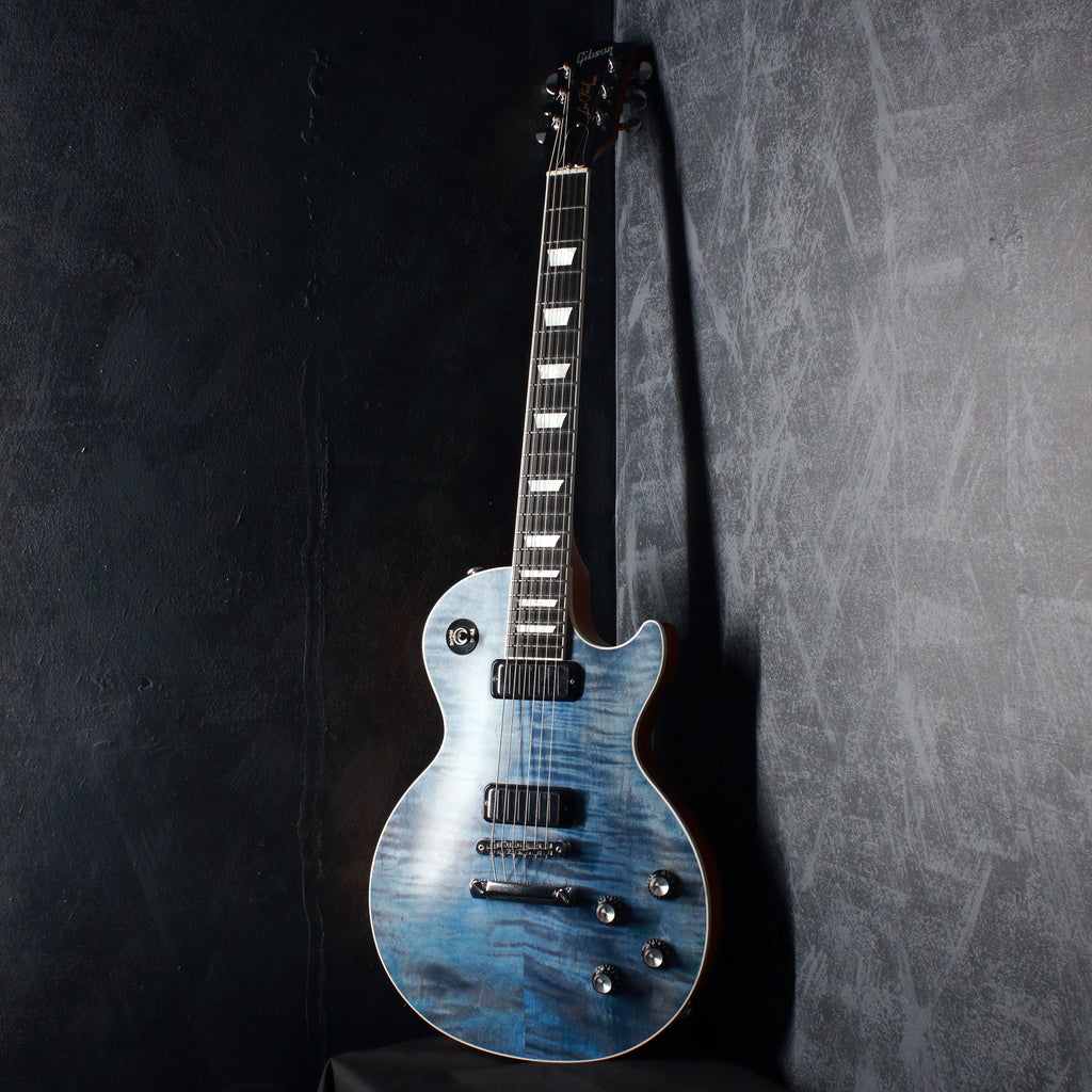 Gibson Les Paul Deluxe Player Plus Satin Ocean Blue 2018