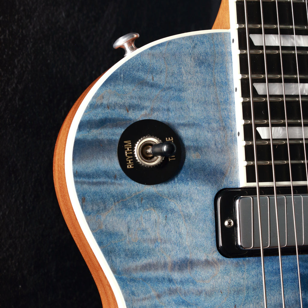 Gibson Les Paul Deluxe Player Plus Satin Ocean Blue 2018