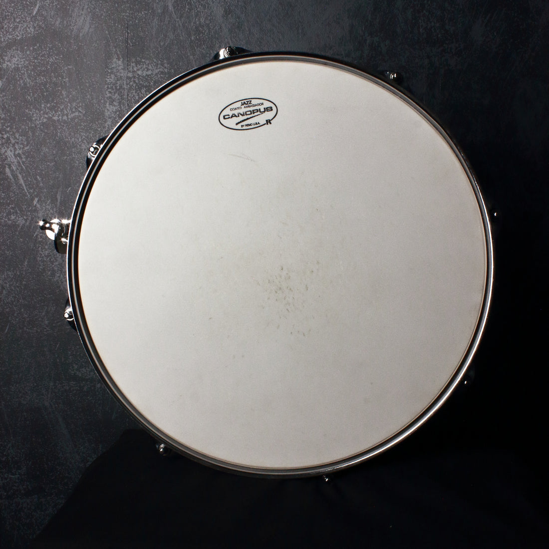 Canopus Limited Release STM-1455 Maple Snare Drum in Vintage Pearl