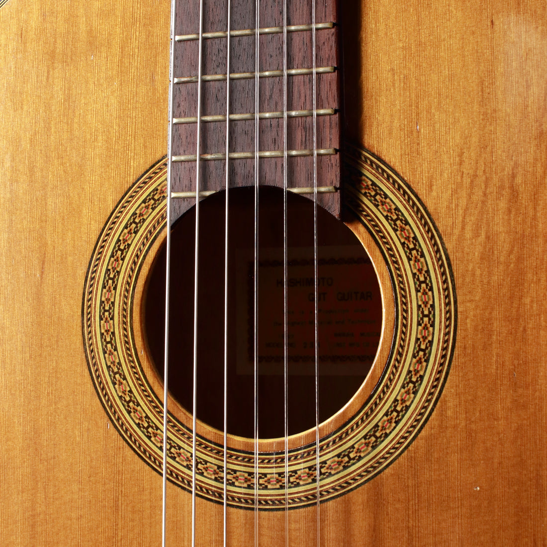 Hashimoto Gut Guitar Model No. 234 Classical Acoustic 1967