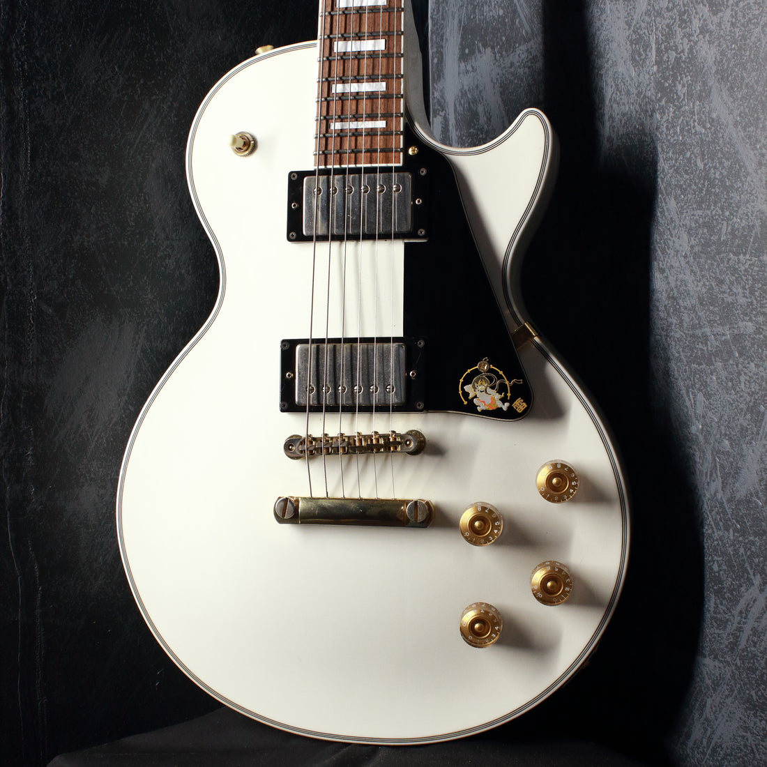 Epiphone Japan Les Paul Custom LPC-80 Alpine White 2000 – Topshelf  Instruments