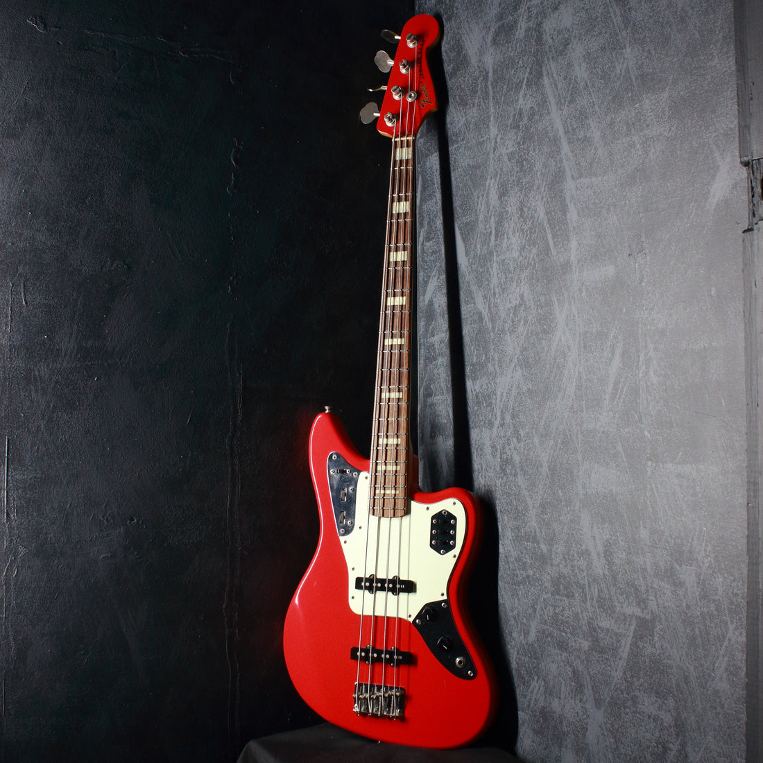 Fender Japan Jaguar Bass JAB Fiesta Red 2007 – Topshelf Instruments