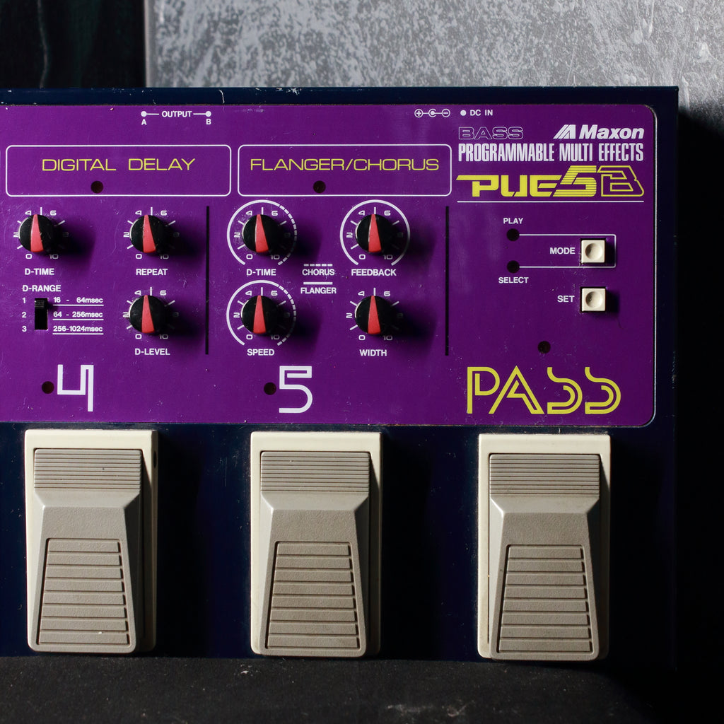 Maxon PUE5B Bass Multi Effects Pedal 1989