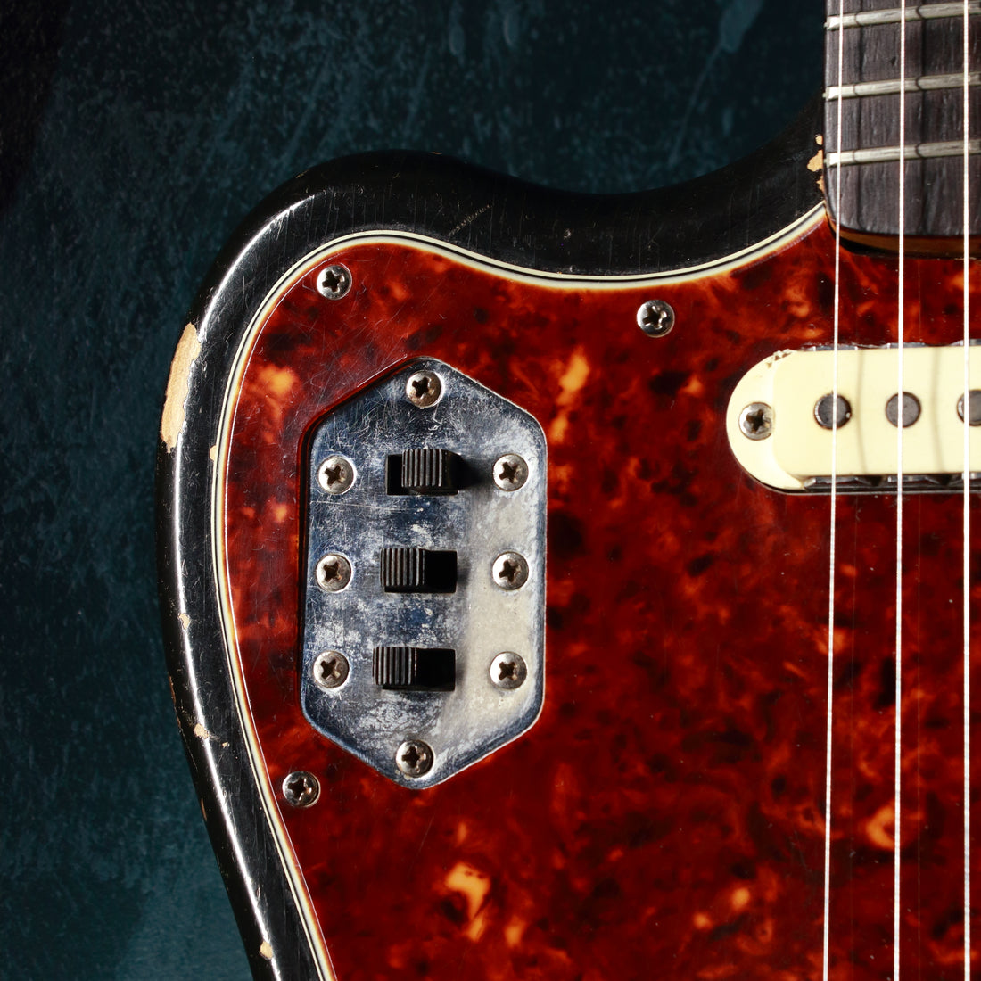 Fender Jaguar Left Handed Sunburst 1963