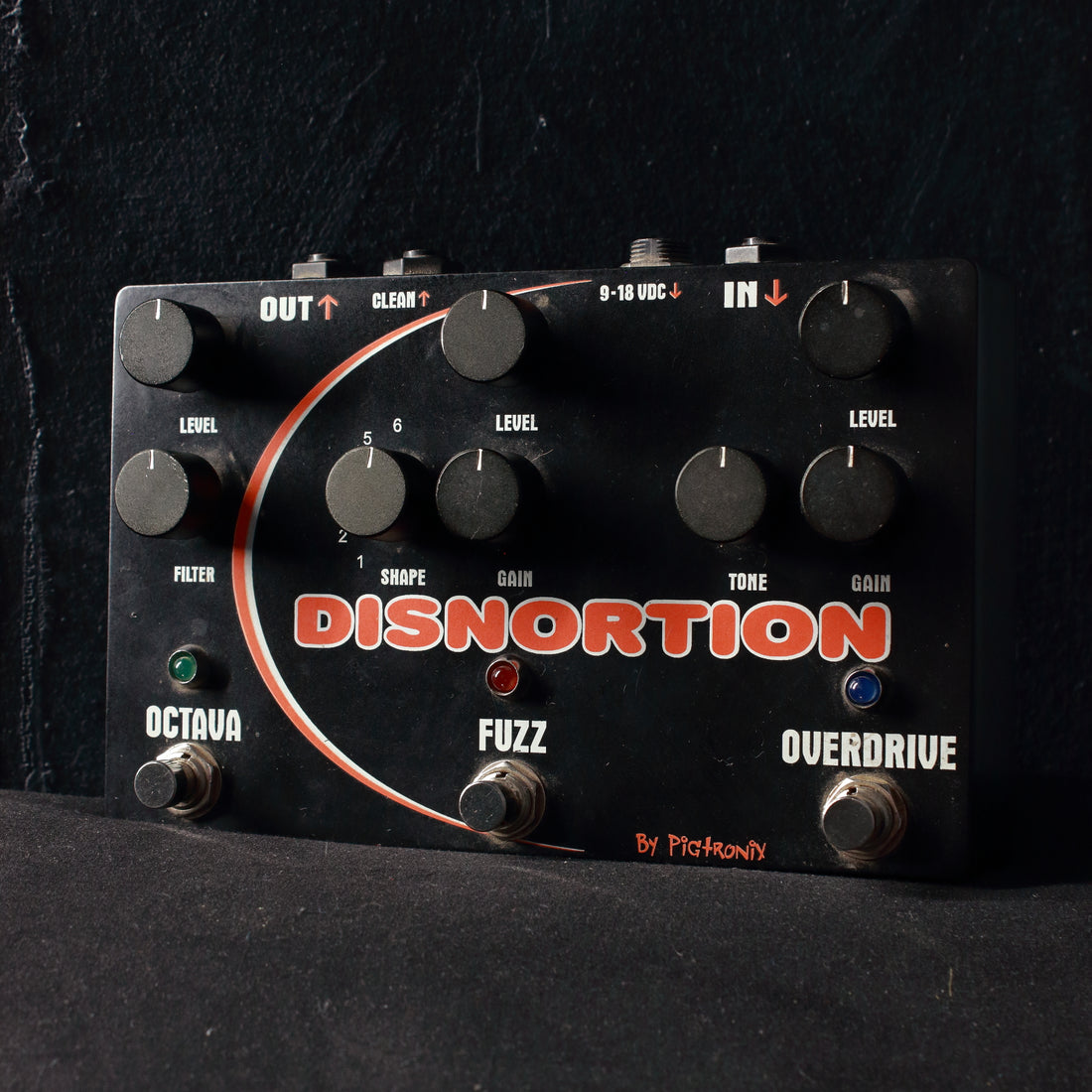 Pigtronix Disnortion Octave/Fuzz/Overdrive Pedal