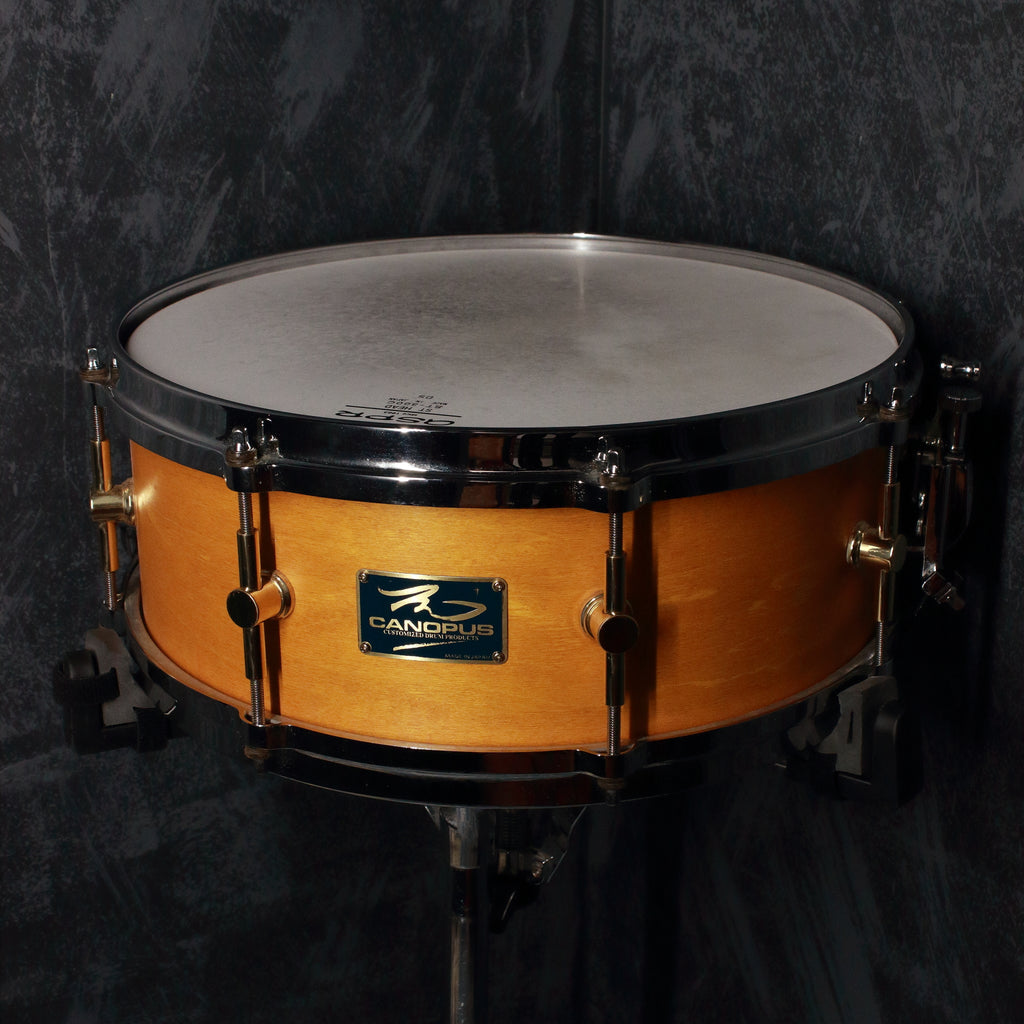 Canopus MO-1455 Maple Snare Drum Natural Oil 2011