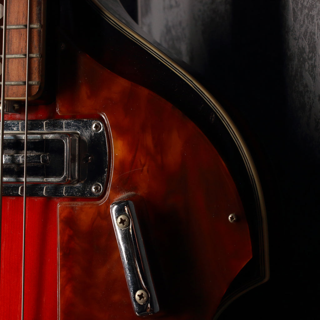 Teisco FB-2 Violin Bass Red Burst 1968