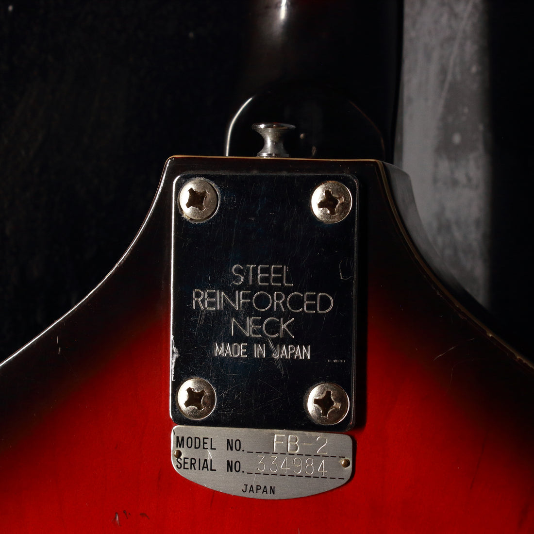 Teisco FB-2 Violin Bass Red Burst 1968 – Topshelf Instruments