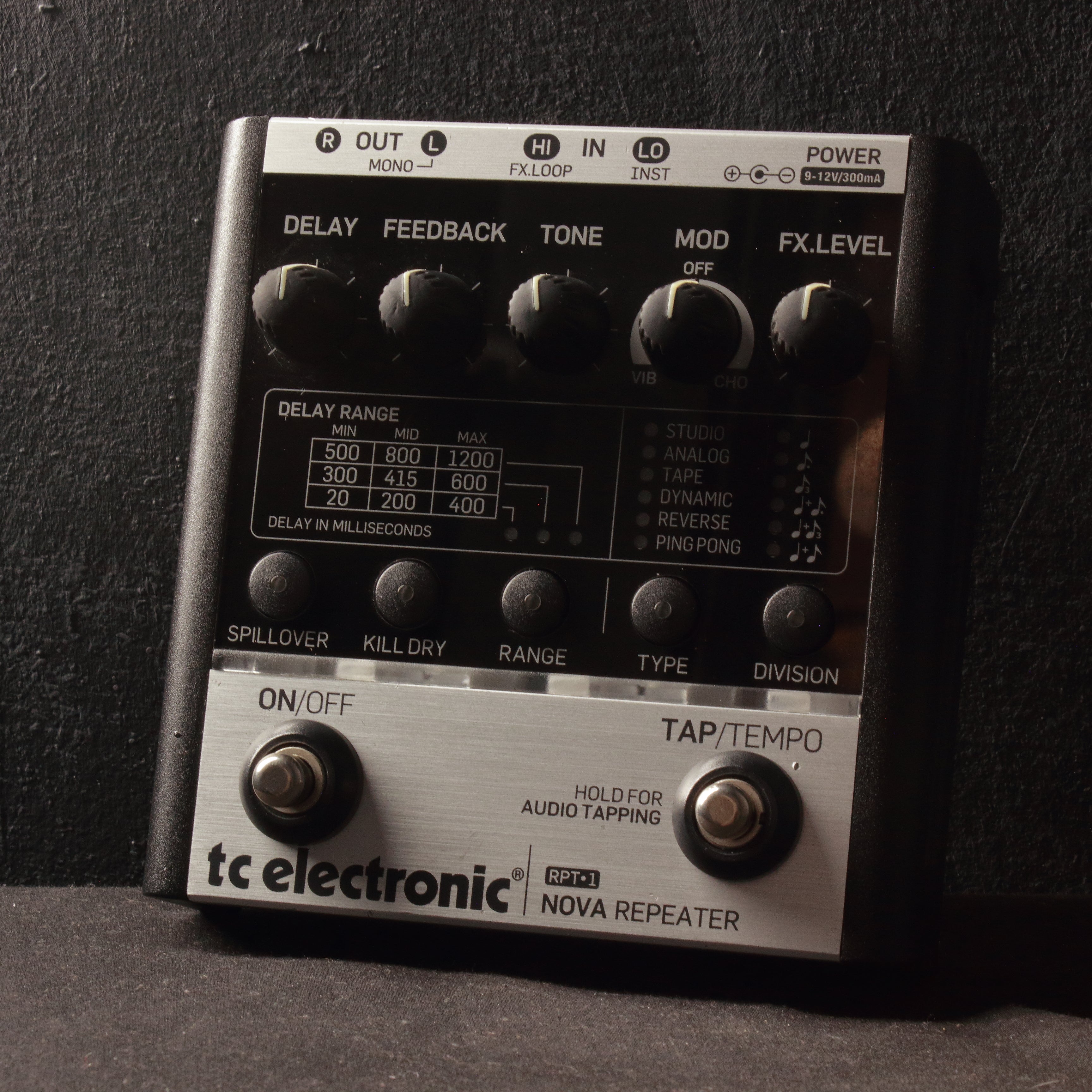 TC Electronic RPT1 Nova Repeater Delay Pedal Topshelf Instruments