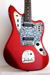 Used Fender Jaguar '66 Reissue Candy Apple Red Black Guard
