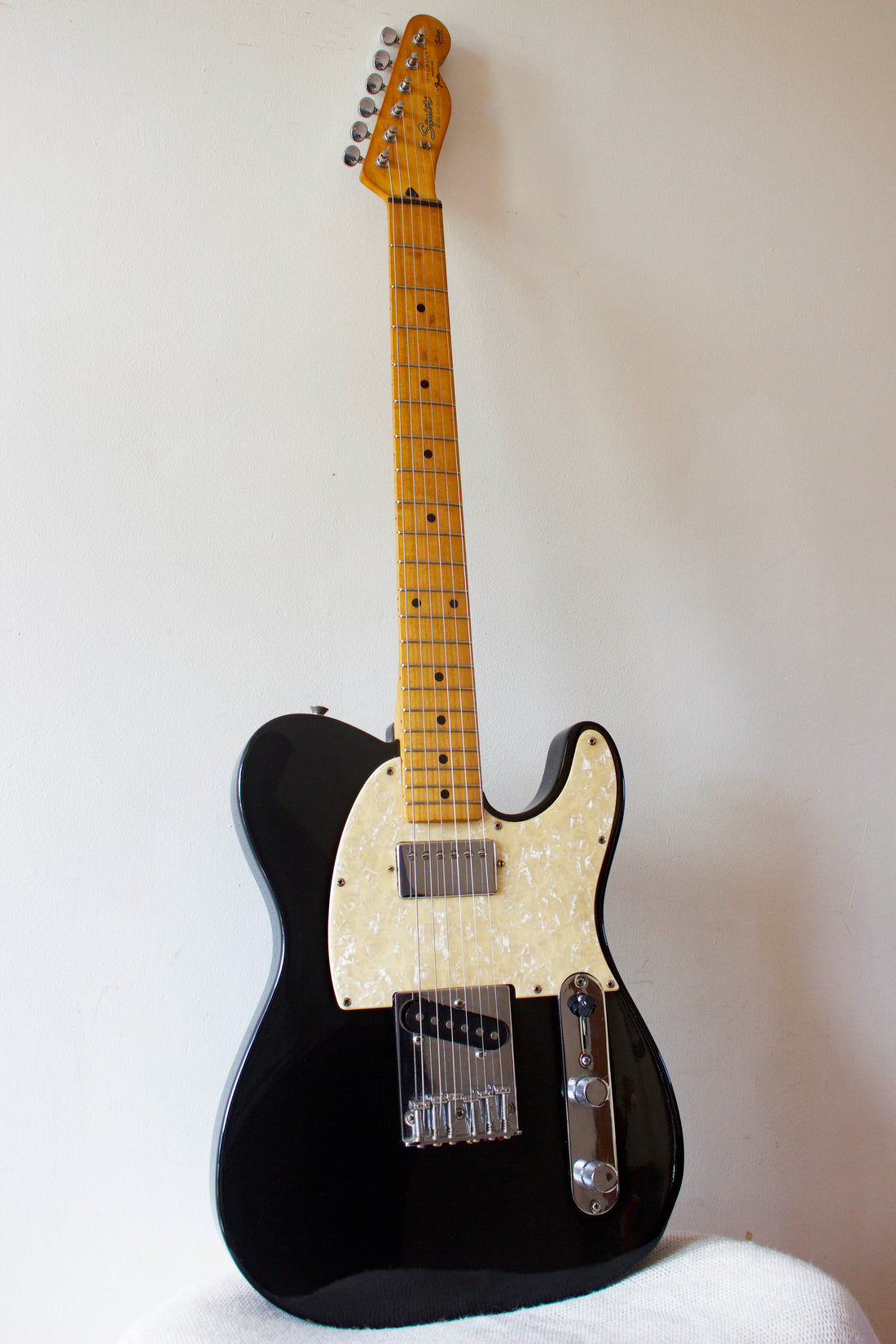 Squier MIJ Silver Series Fat Tele Black 1993/4