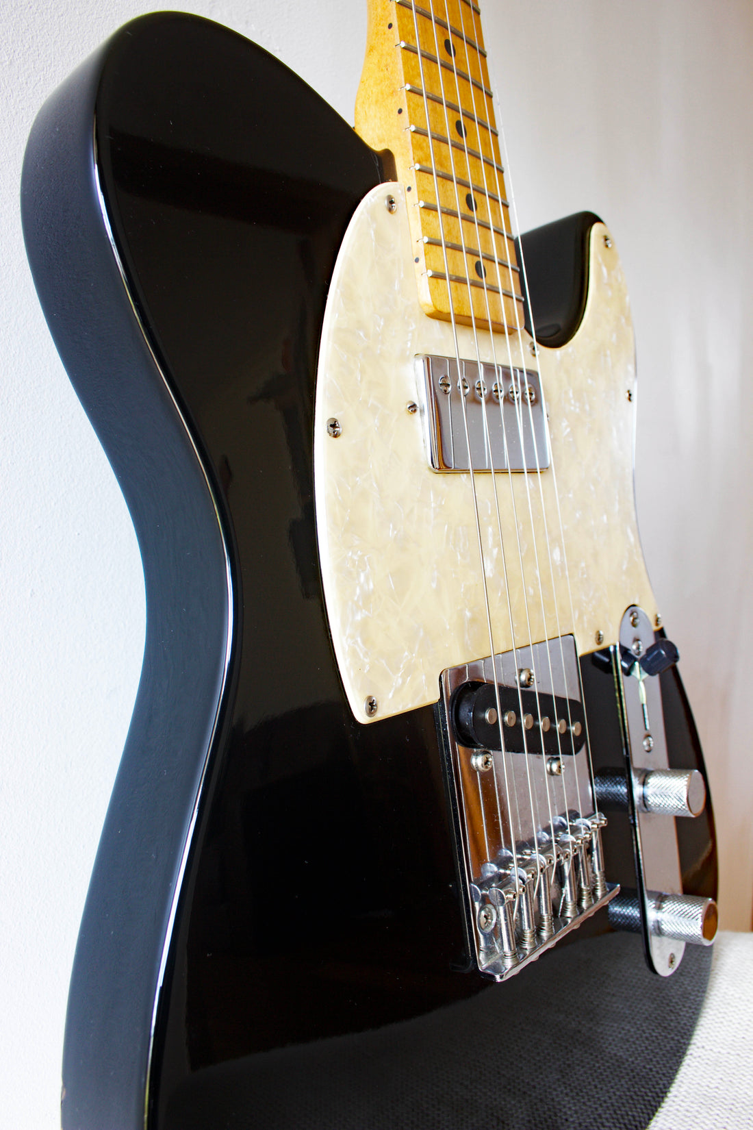 Squier MIJ Silver Series Fat Tele Black 1993/4