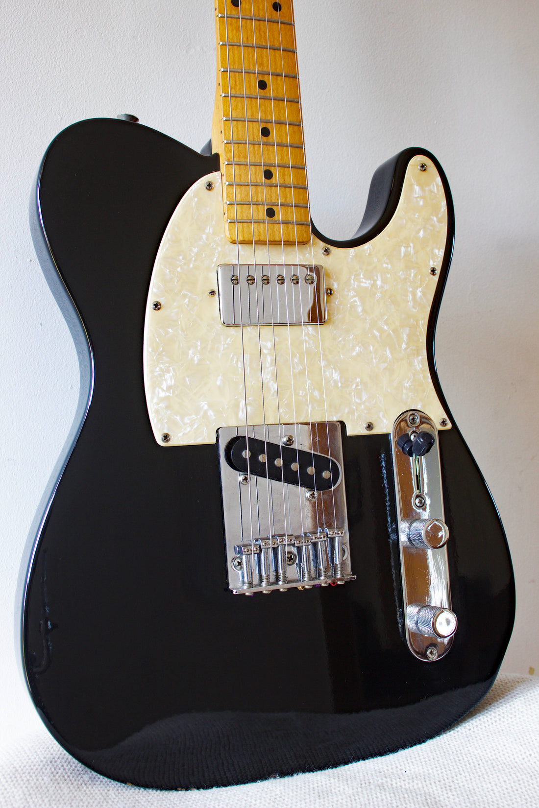 Squier MIJ Silver Series Fat Tele Black 1993/4