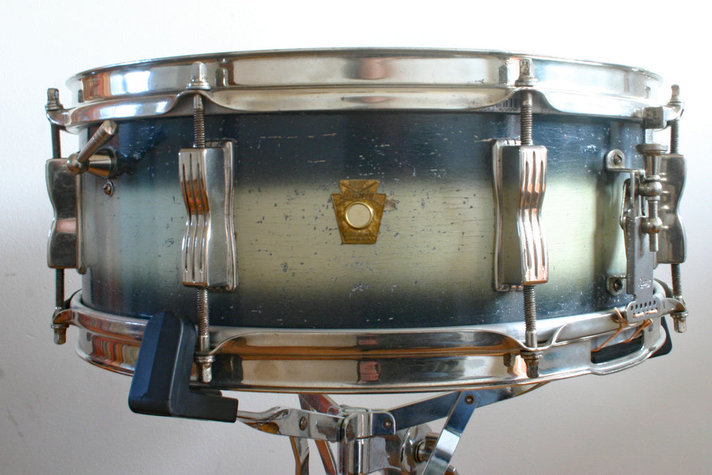 Used Ludwig Jazz Festival Snare Drum Blue/Gold Duco 1964