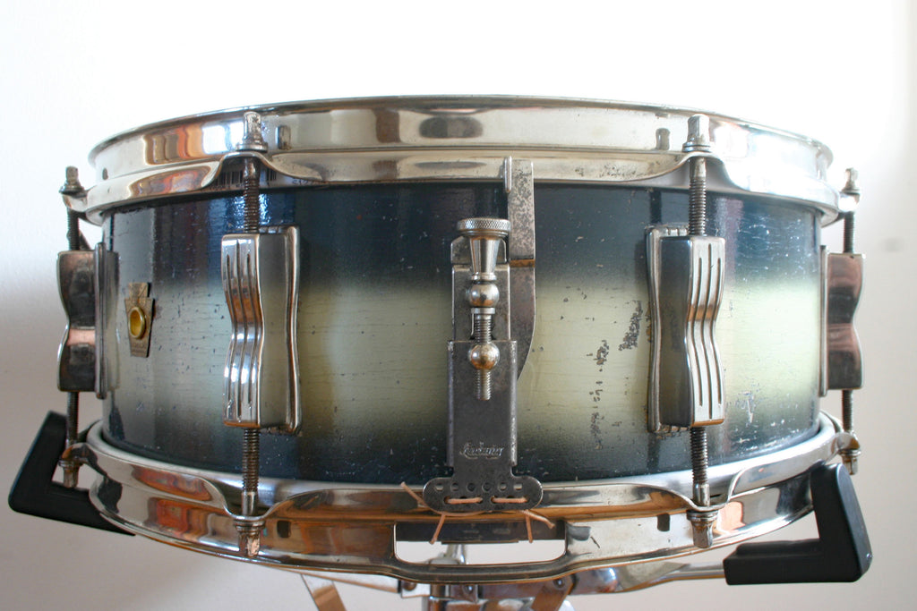 Used Ludwig Jazz Festival Snare Drum Blue/Gold Duco 1964