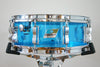 Used Ludwig Vistalite Blue Snare Drum 14x5" 1978
