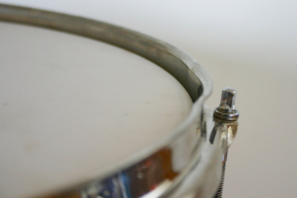 Used Ludwig Pioneer Snare Drum White Marine Pearl 1961-63