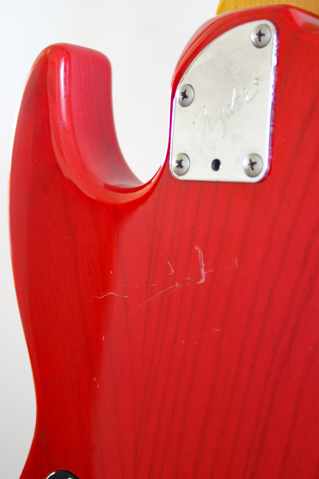 Used Fender Jazz Bass Active Trans Red 1987-88