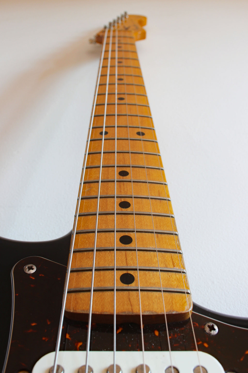 Used Fender Stratocaster '57 Reissue Black Dimarzio Collection