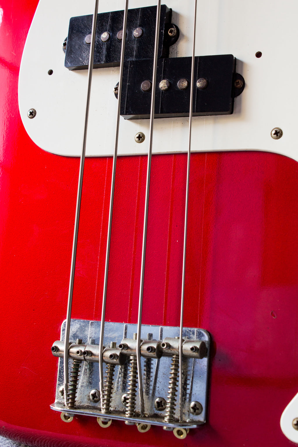 Fender Japan '57 Precision Bass PB57-53 Candy Apple Red 1993