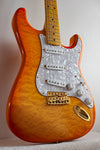 Used Fender Stratocaster Limited Edition Orange Quilt Maple