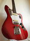 Used Fender Modded Jaguar '66 Reissue Candy Apple Red
