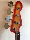 Used Fender Aerodyne Jazz Bass Fireglo