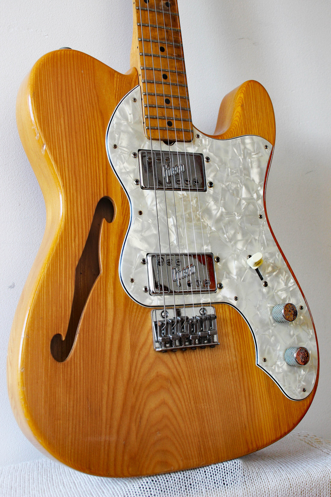 Used Greco Thinline Tele Natural Gloss 1975