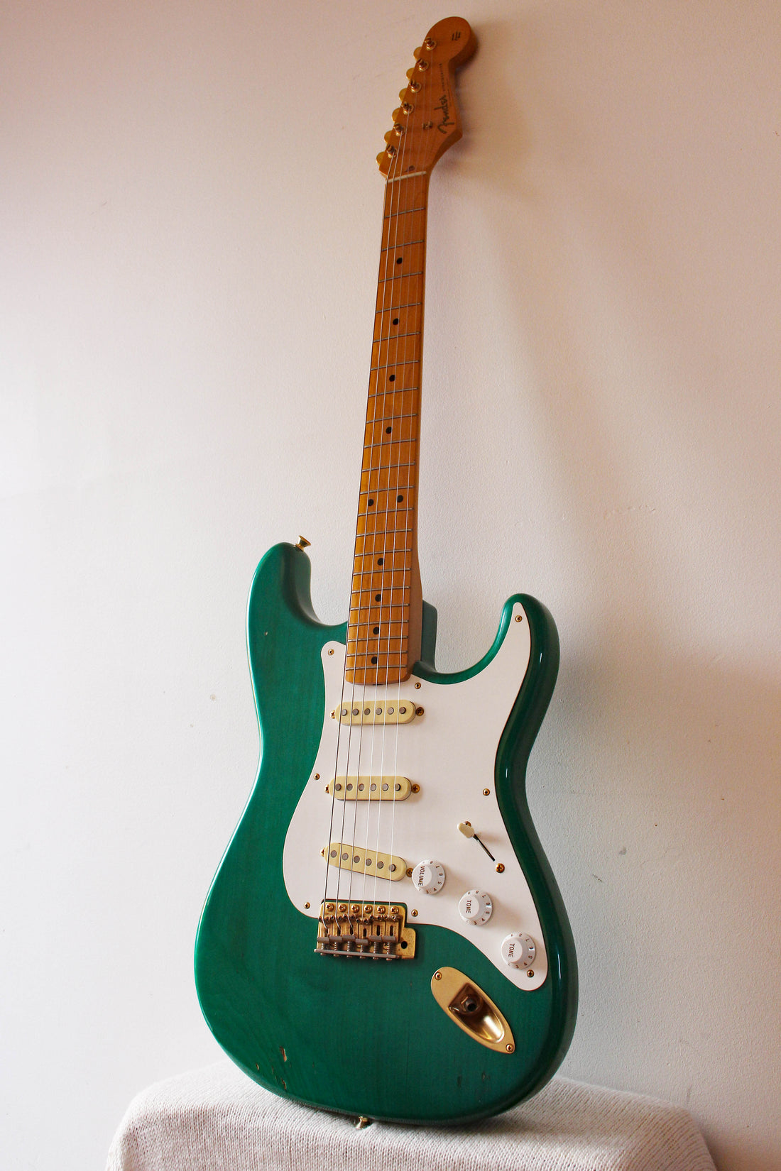 Used Fender Stratocaster '57 Reissue Transparent Green