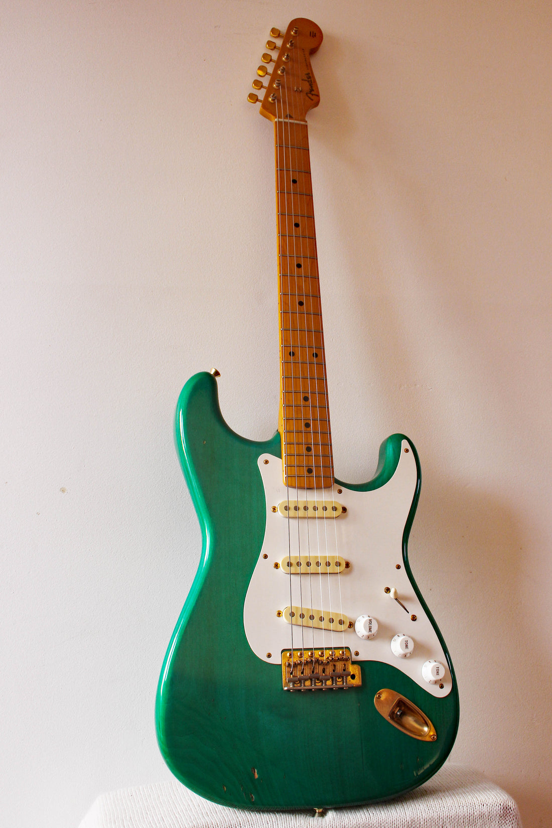 Used Fender Stratocaster '57 Reissue Transparent Green