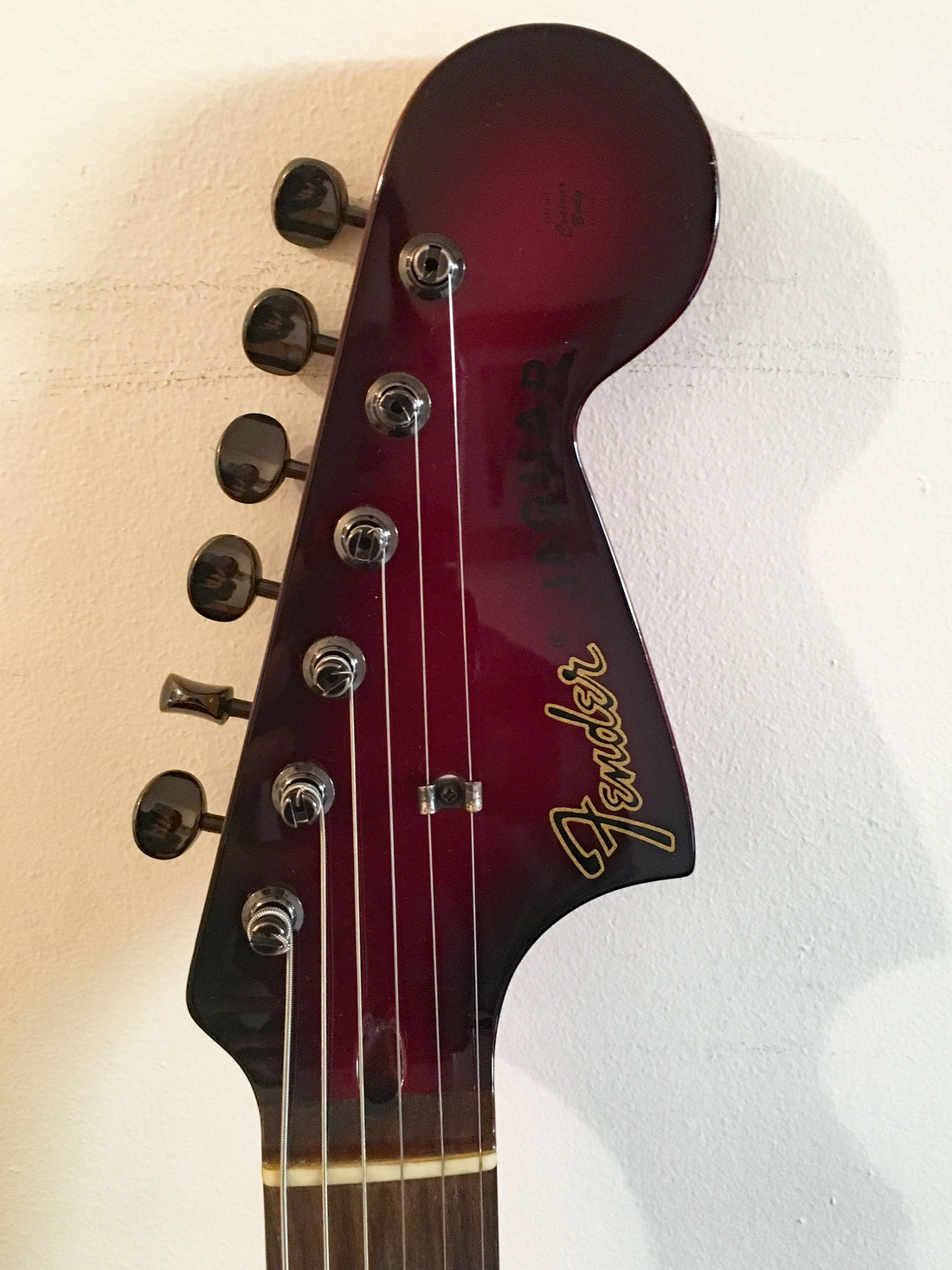 Used Fender Jaguar Special HH Gun Metal Red