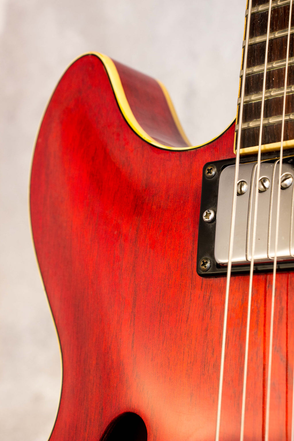 Yamaha SA700 Super Axe Semi-Hollow Persimmon Red 1977