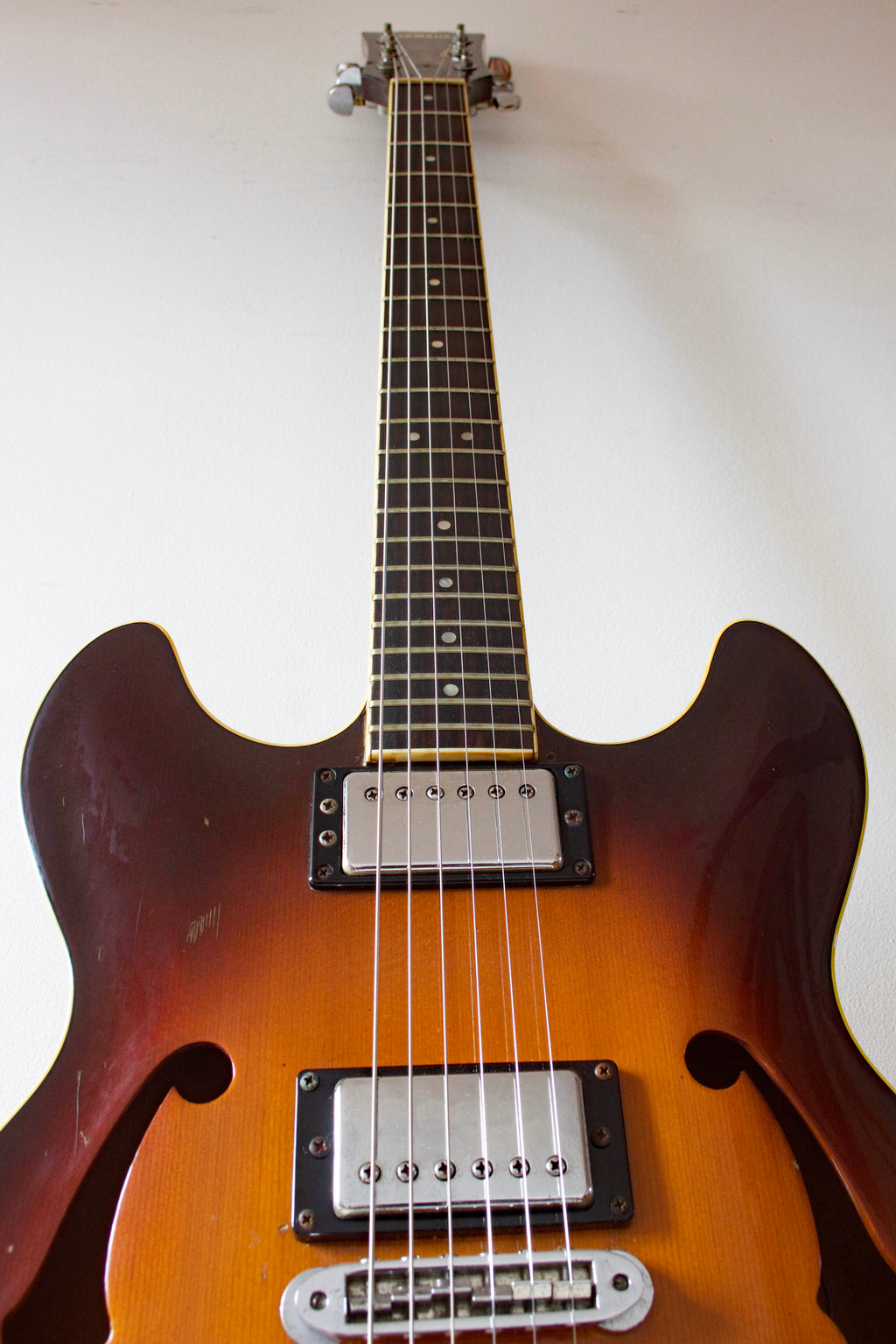 Yamaha SA-1200s Semi Hollow Brown Sunburst 1982