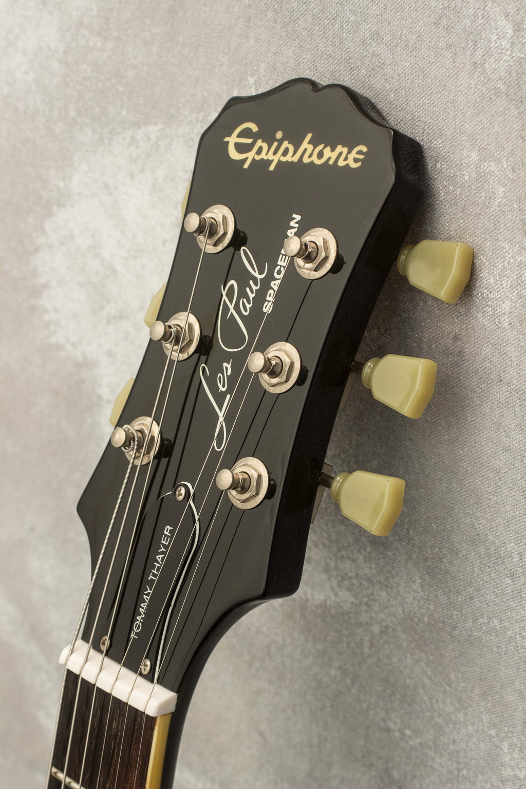 Epiphone Tommy Thayer 'Spaceman' Les Paul Standard Silver Flake 2011 ...