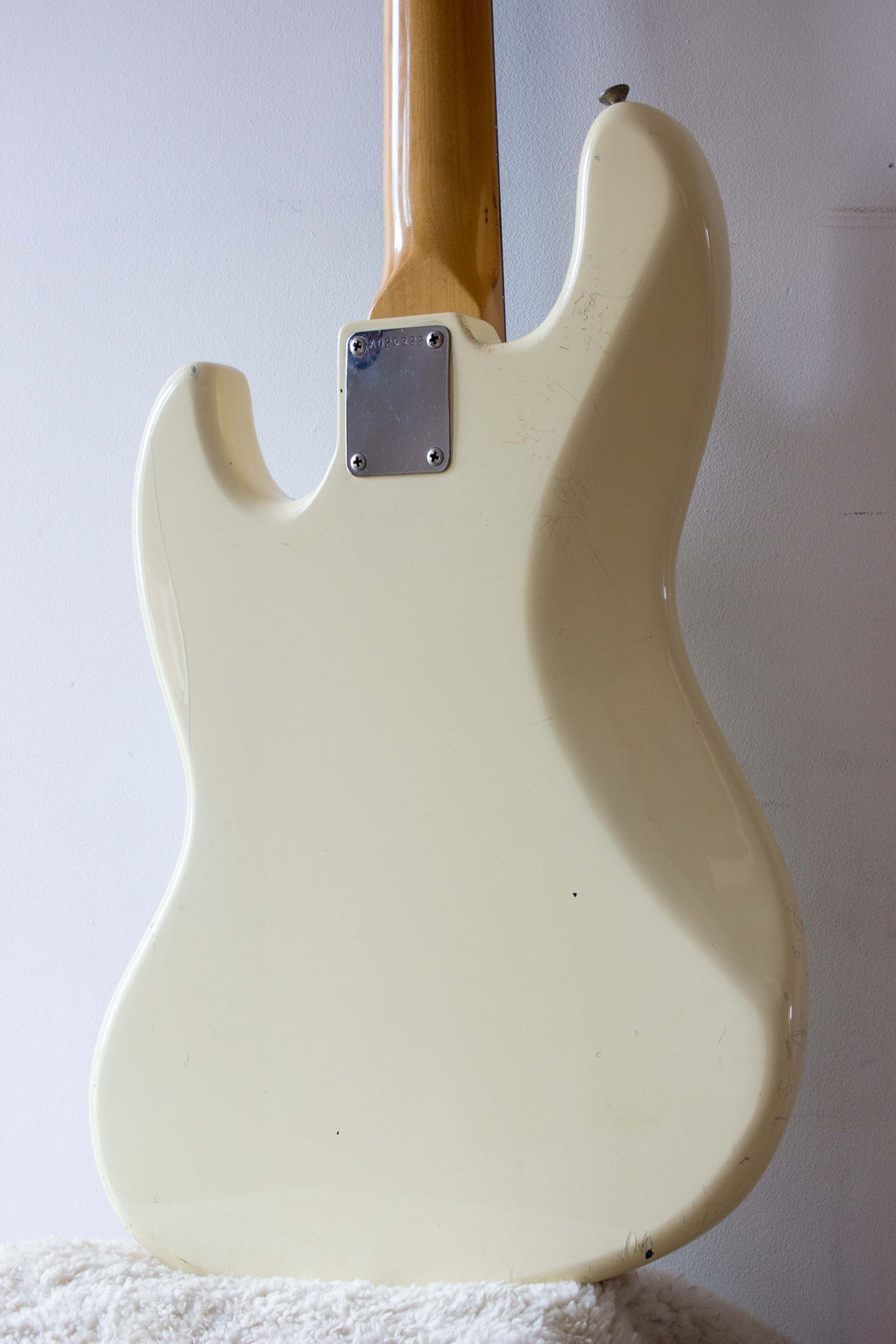 Squier MIJ Jazz Bass A-Serial SJB-55 Arctic White 1985