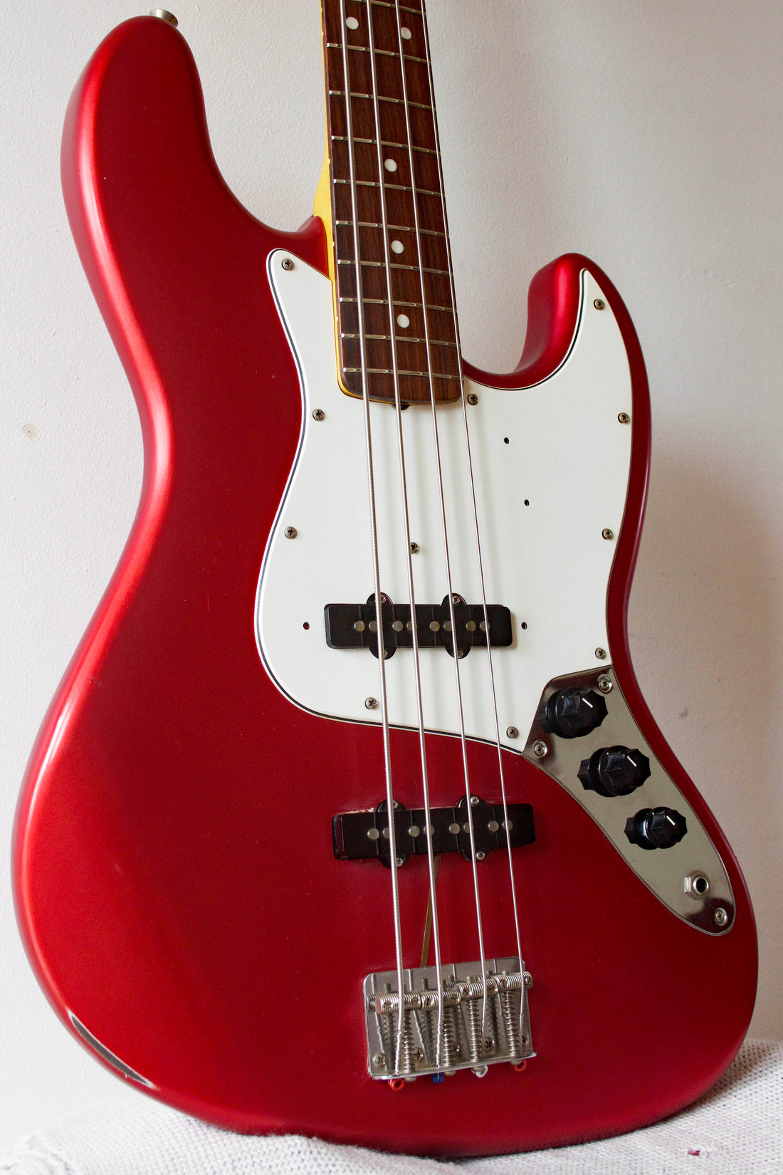 Fender Jazz Bass '62 Reissue Satin Candy Apple Red 1997-00