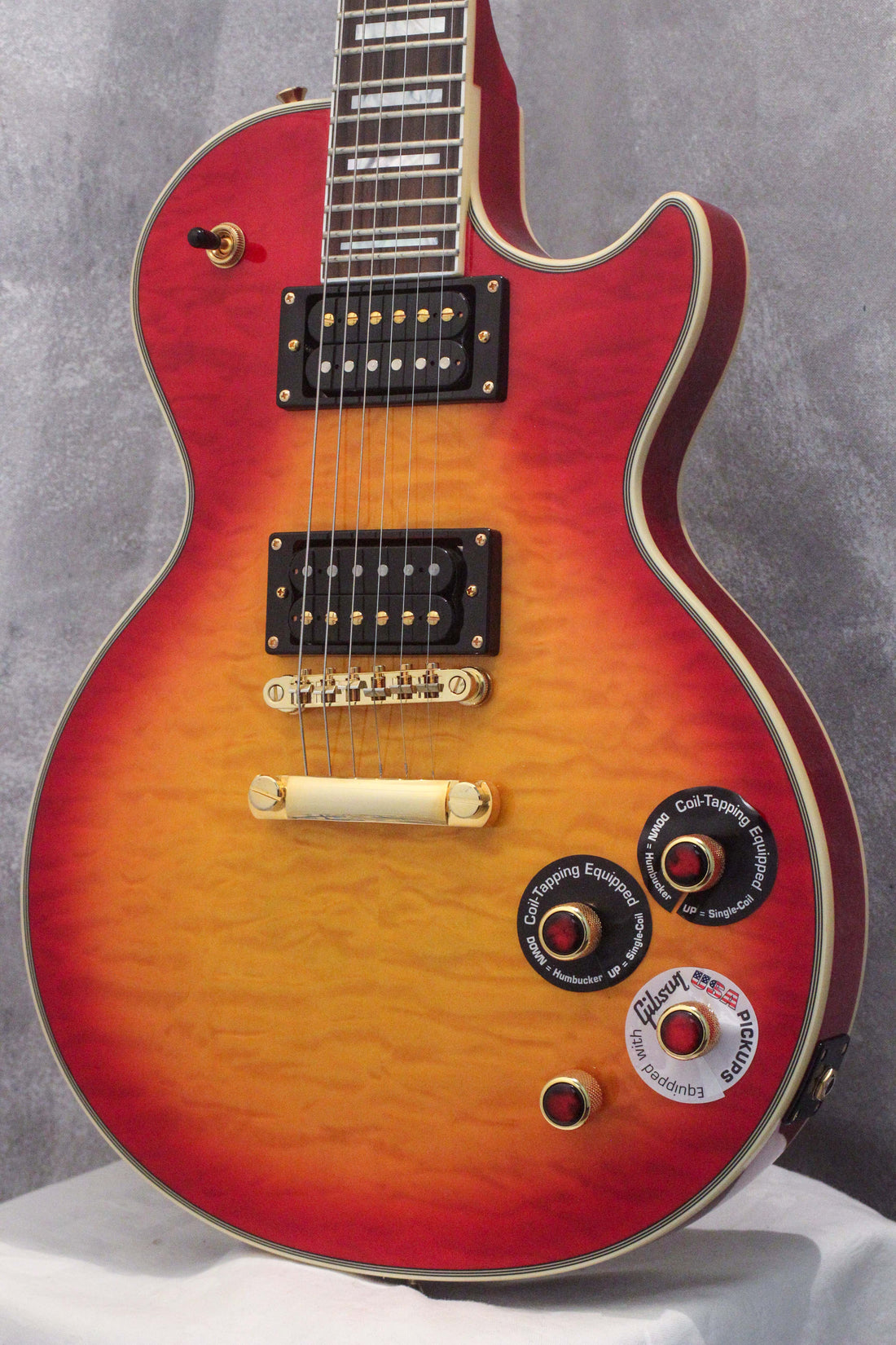 Epiphone Les Paul Custom Prophecy Plus GX Cherry Burst 2015