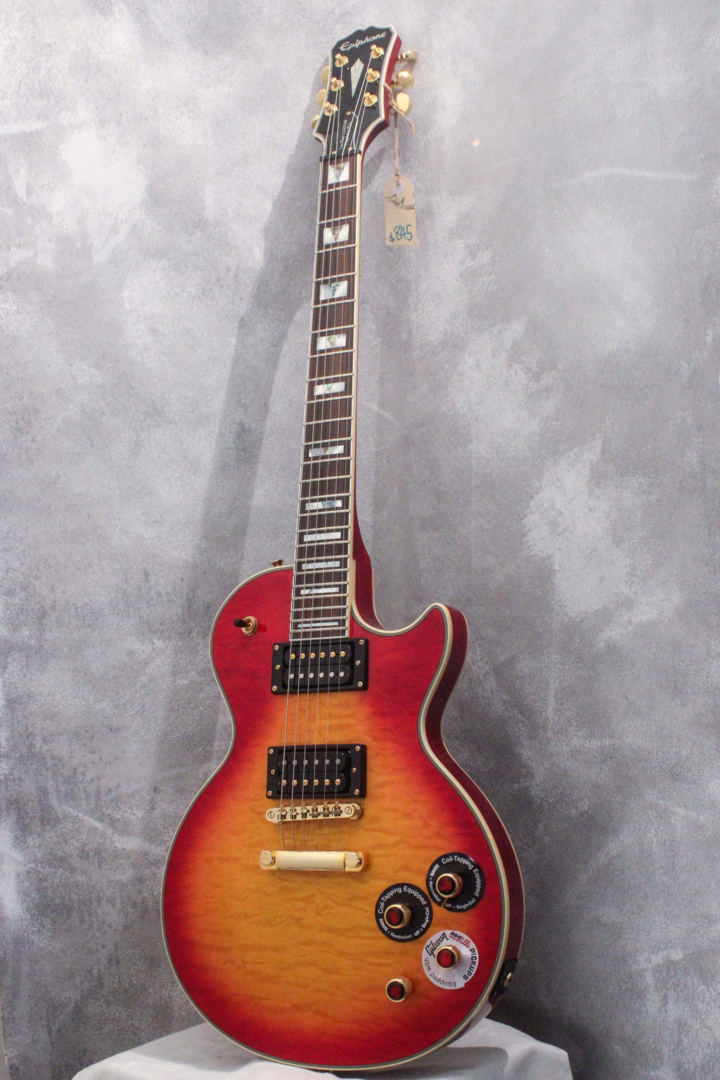 Epiphone Les Paul Custom Prophecy Plus GX Cherry Burst 2015