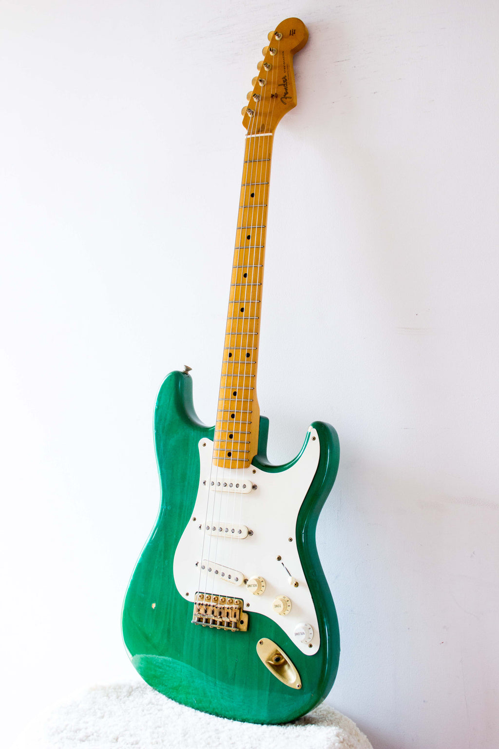 Fender Japan '57 Reissue Stratocaster ST57G-65 Transparent Green 1993/4