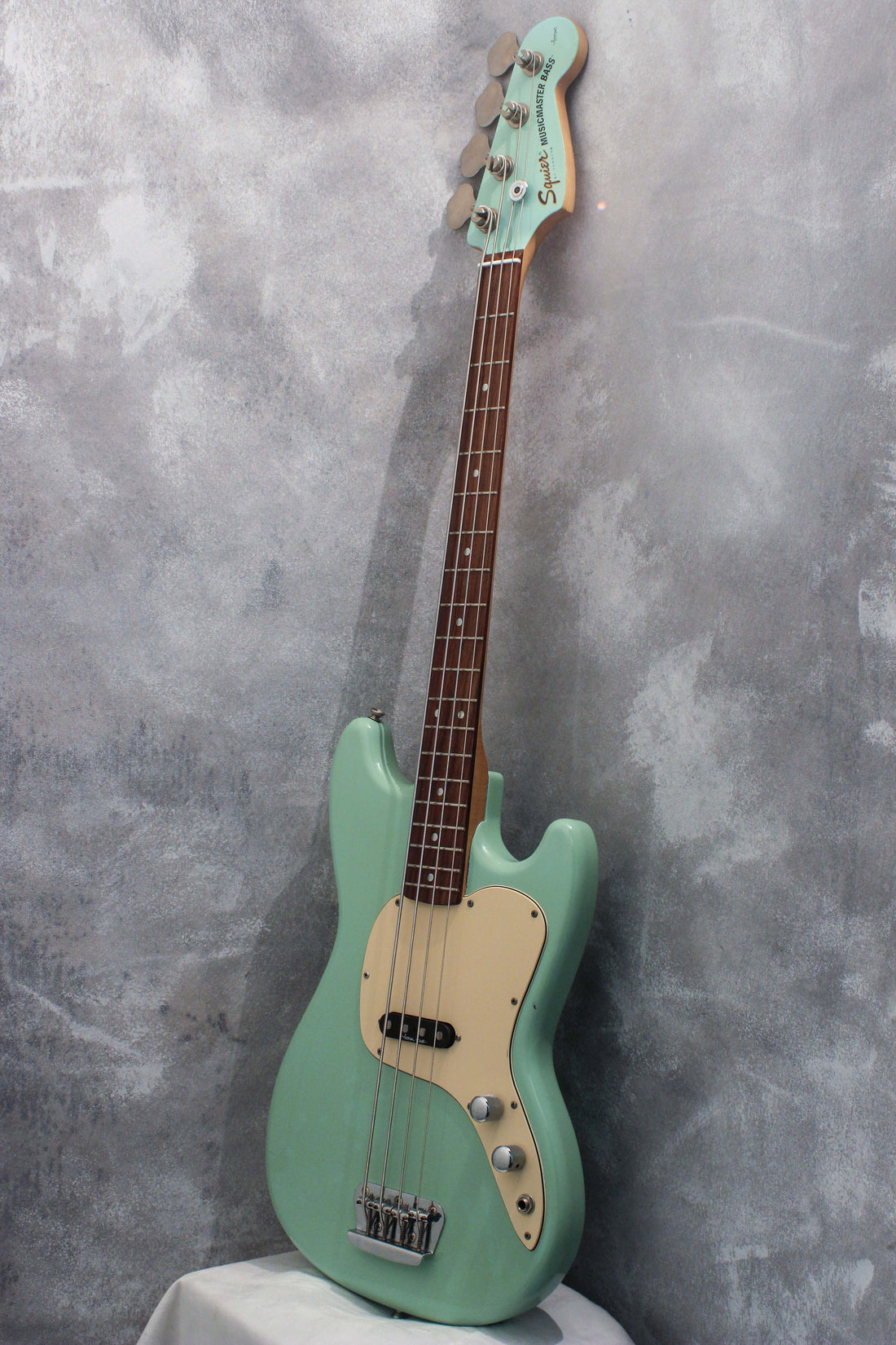 Squier Vista Series Musicmaster Bass Aged Sonic Blue 1997