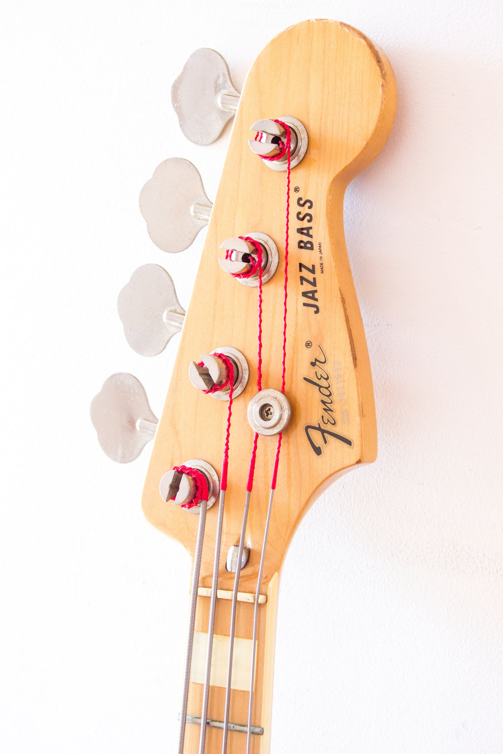 Fender Japan '75 Reissue Jazz Bass JB75-90US Fiesta Red 1997-00