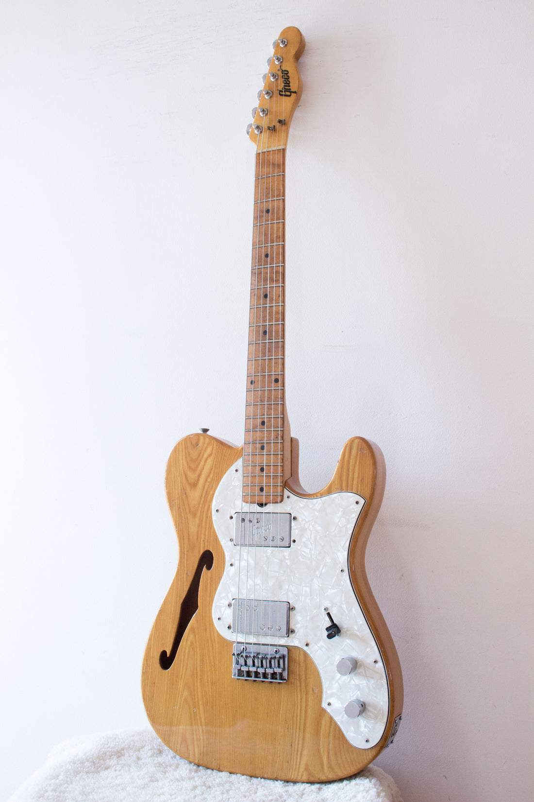 Greco TE500 Thinline Tele Style Natural Gloss 1974