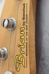 Brian by Bacchus Fretless JB-Style Teal 1998